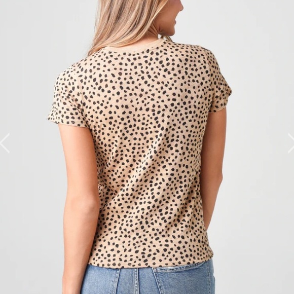 ATM LEOPARD PRINT SLUB JERSEY SCHOOLBOY TEE - Picture 2 of 6